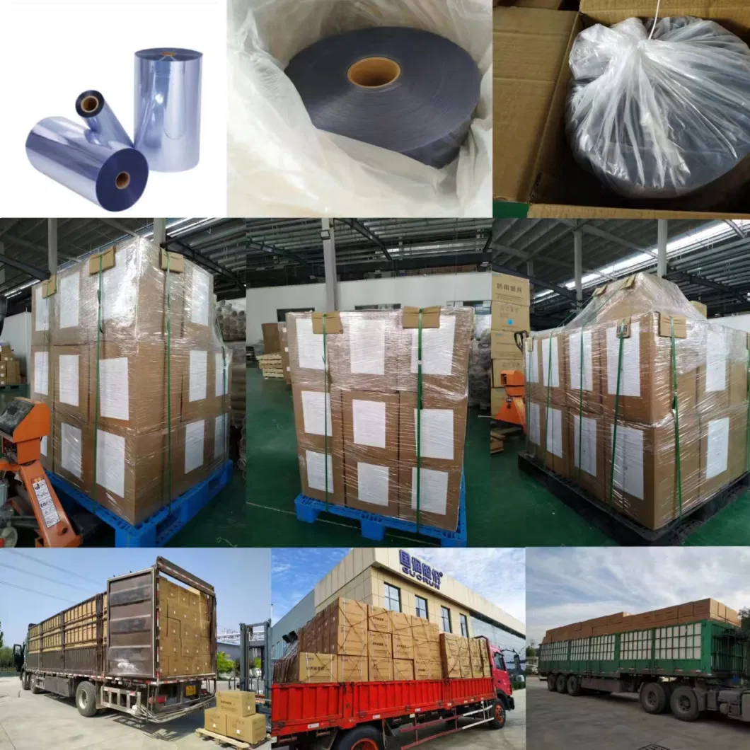 250 Micron Clear PVC Foil Rigid PVC Film for Pharmaceutical Packing