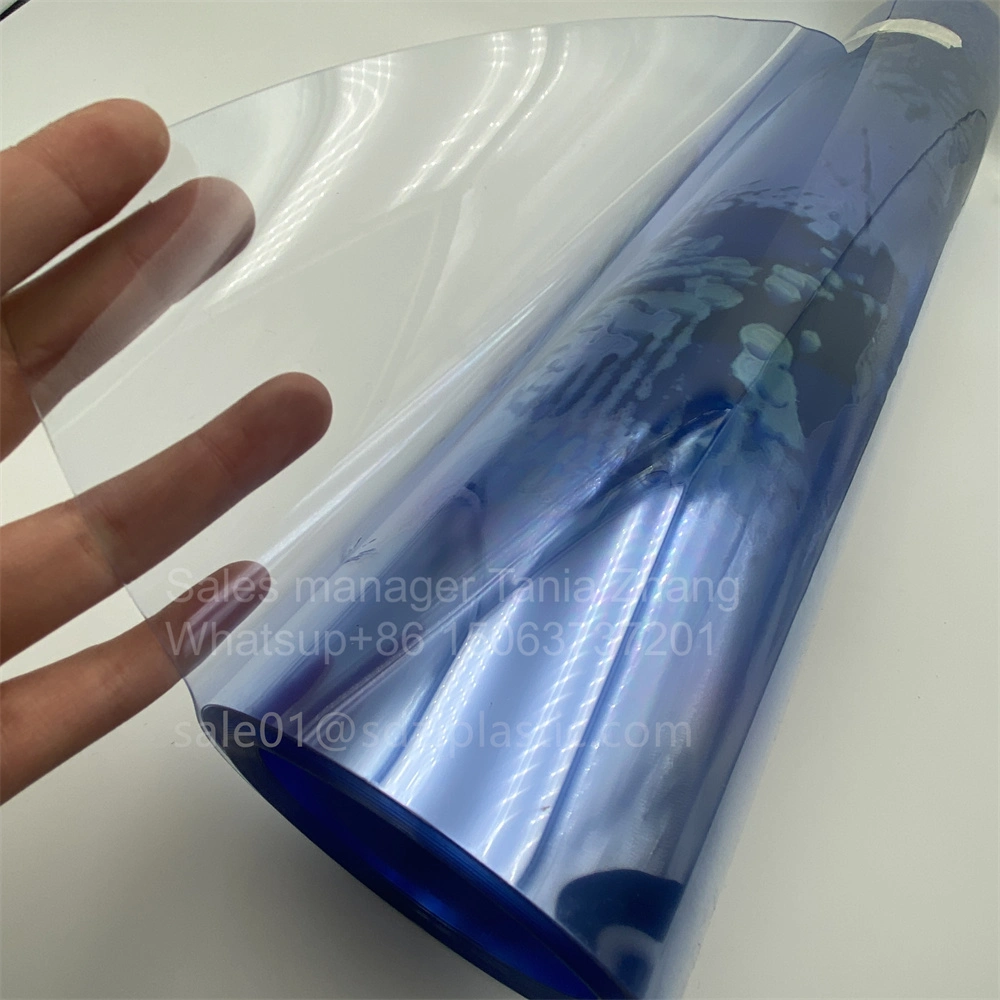 Transparent Light Blue Rigid PETG Medical Sheet