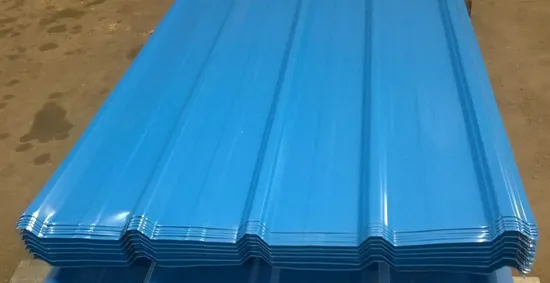 最低価格の Gi 屋根ふき建築材料 PVC フィルム亜鉛めっき鋼板屋根亜鉛コーティング波形屋根シート